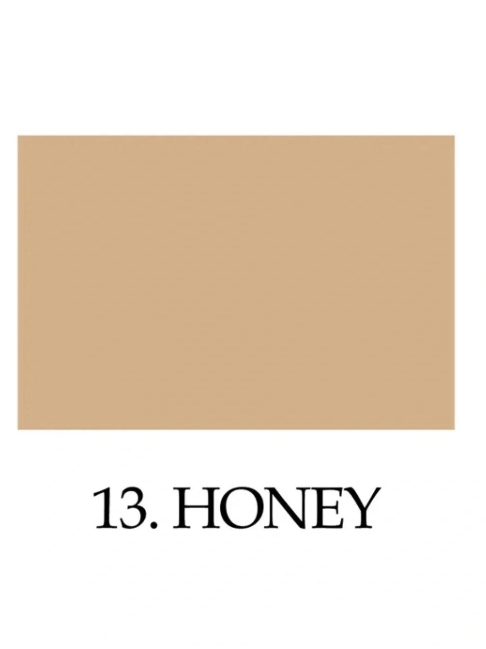 Matte Foundation — Honey (Warm Tan)